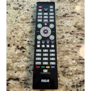 RCA RCR004RWDZ Universal Remote Control LED Backlit 4-Device Black